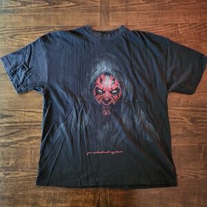Darc Sport x Star Wars Darth Maul "Power of the Dark Side" Premium Tee - L